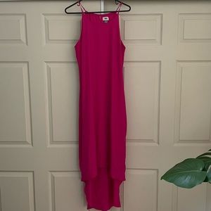 Pink High Low Dress